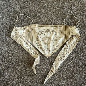 Danielle Bernstein Scarf Top